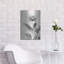 Art mural en métal luxueux «White Dahlia II» par Lori Deiter, art mural en métal, 24 po x 36 po-101673709