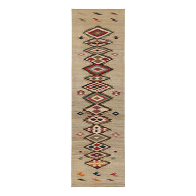One-of-a-Kind 2'6" X 8'11" Hand Knotted Area Rug