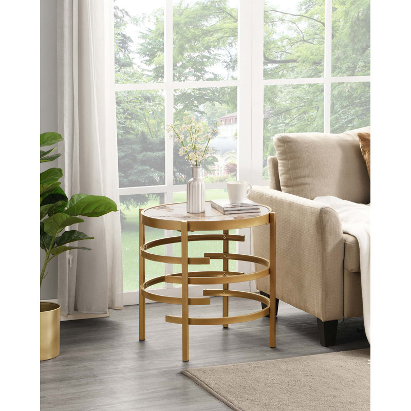 Side Table With Distinctive Design And Functionality