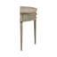 Console de 79 cm de large - Forme et piètement de style vintage, pieds en bois massif