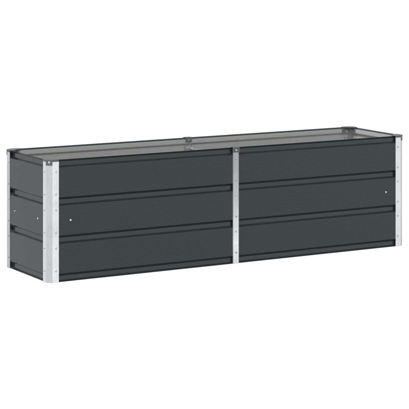 Raised Garden Bed, 45cm H x 160cm W x 40cm D, Anthracite