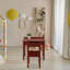 23 po Ensemble de table d'activités en bois pour enfants avec plateau rabattable et espace de rangement-1256338237