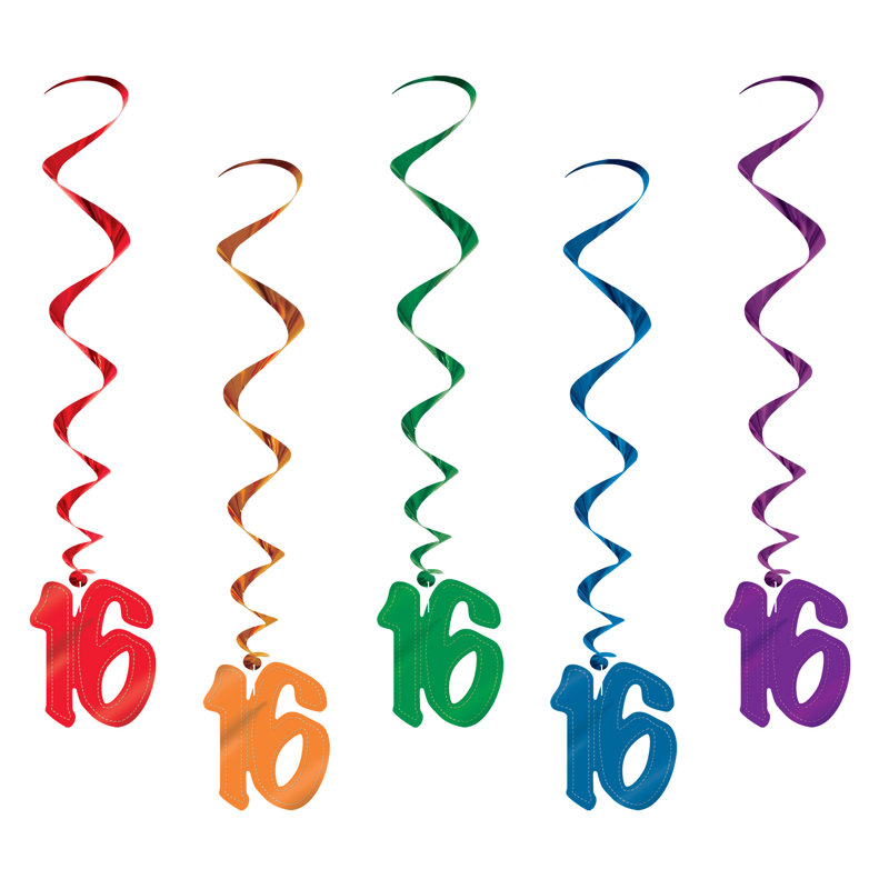 Centrotavola A Cascata Beistle Per Festa Sweet 16 - Altezza 45,7 Cm, 1 Pezzo - 4