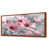 Toile avec cadre flottant brun