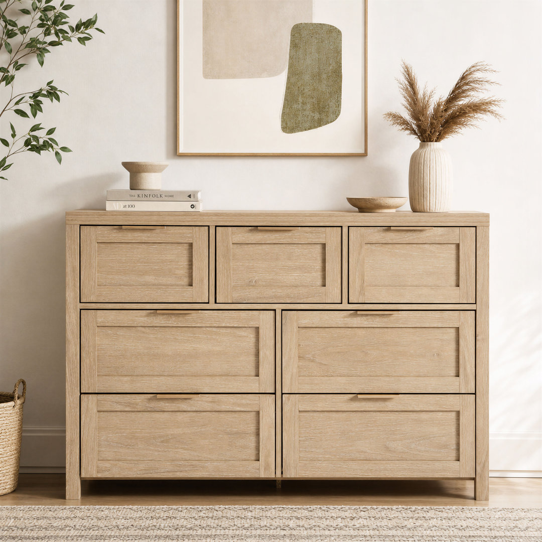 120cm W 7 - Drawer Chest of Drawers
