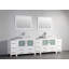  Ensemble de meuble-lavabo double 108 "avec miroir 108"-27042752