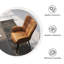 Chaise d'appoint moderne à oreilles pour salle de conférence