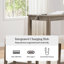 Ensemble de table bistro à hauteur de comptoir moderne 41,5 po avec tabourets sans port USB-17234499-17234526
