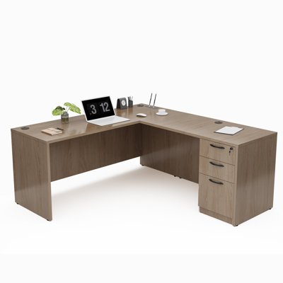 L-Shaped Executive Desk