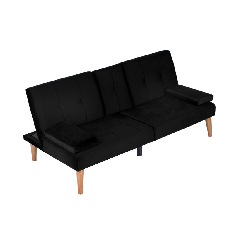 65" W Loveseat Sofa, Love Seat Couches For Living Room, Tufted Velvet Upholstered Futon Furniture, Solid And Easy To Install Small Couch For Bedroom