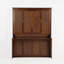 Grand lit escamotable en bois, lit escamotable mural peu encombrant, armoire murale, avec vérins à gaz, noyer-824084739