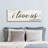I Love Us Personalized Gallery Wrapped Canvas