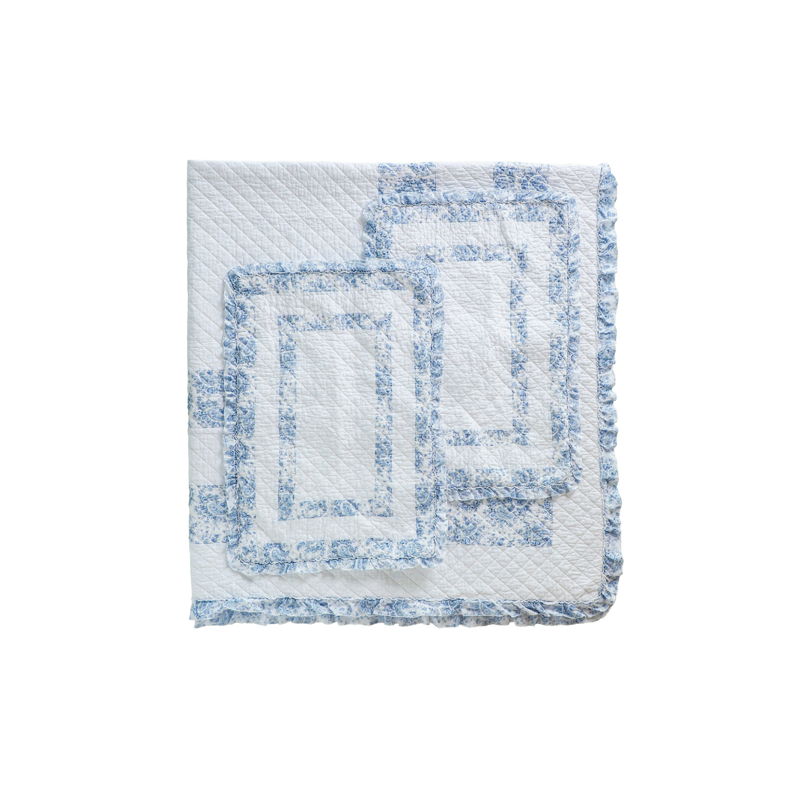 Westwick Cotton Quilt Set, Queen Quilt + 2 Standard Shams