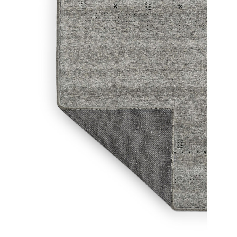 Tapis noir/gris, Rectangle 5 pi x 7 pi