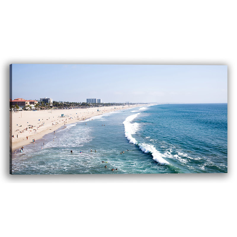Coastal Bliss - Impression sur toile tendue, H 20 po x l 40 po x P 1,5 po