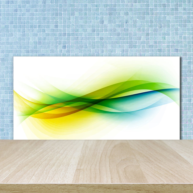 Azlan 50cm W x 100cm L Glass Peel and Stick Panel