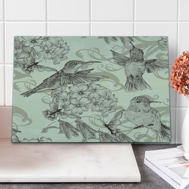 Planche à découper en verre christam east urban home