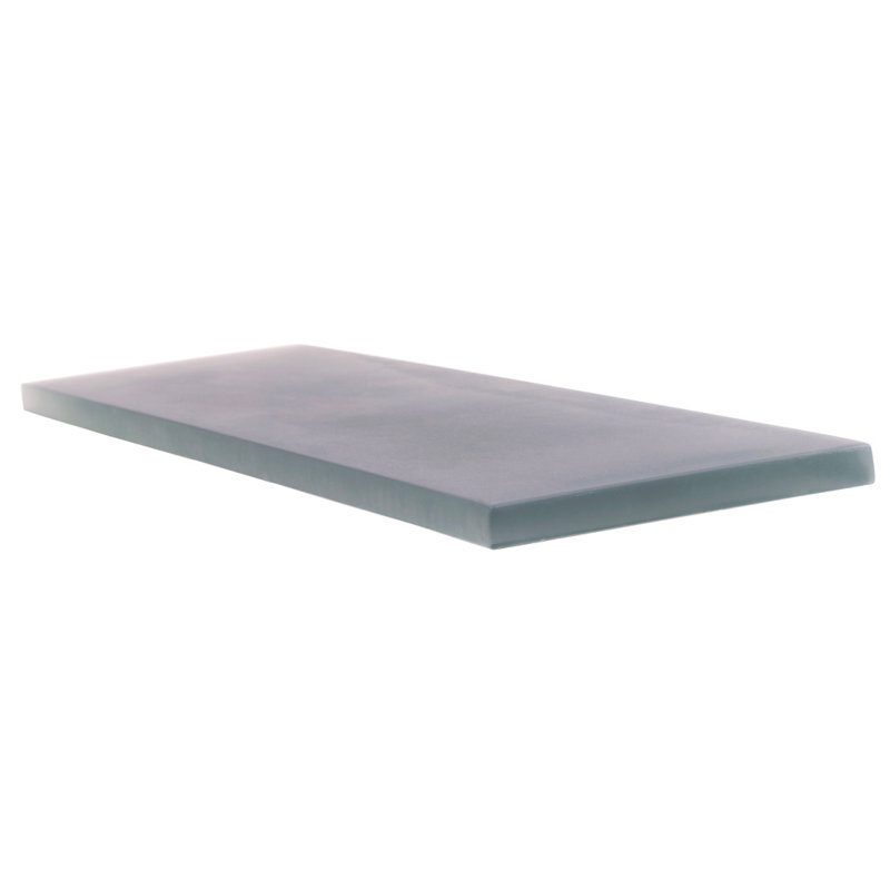 3"X 12" Matte Finished Glass Subway Tile, Dark Gray