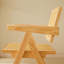 2 chaises de salle à manger Deleesa, fabriquées en bois d'hévéa et tissées en rotin-1585127577