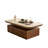 Rectangular stone slab storage coffee table-1265197134
