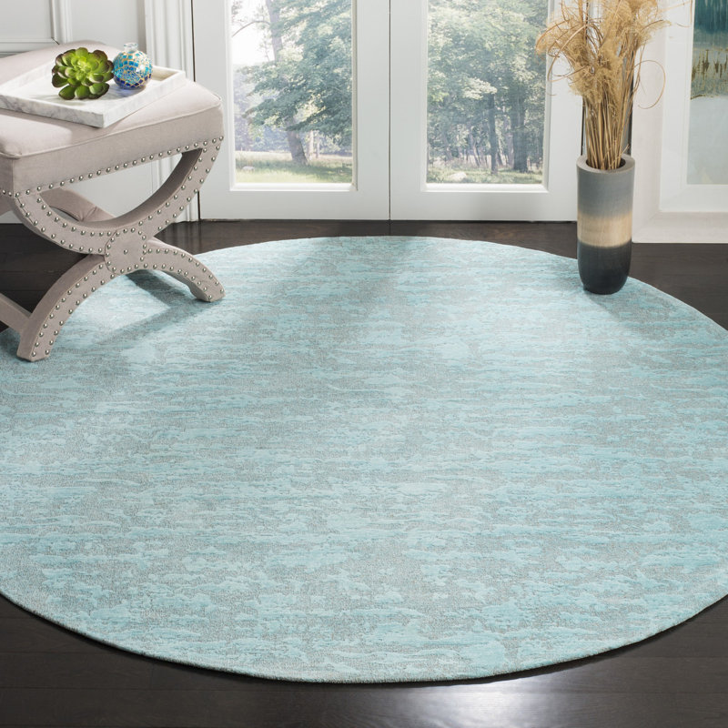 Funke Hand Loomed Performance Abstract Rug, Round 6'
