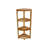 Oasis Bathroom Elegance EcoDecors 4-Tier Shower Shelf, Snazzy Corner, Teak Corner Shower Shelf, Shower Stand Corner, in Earthy Teak