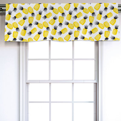 Sateen Ruffled Window Valance
