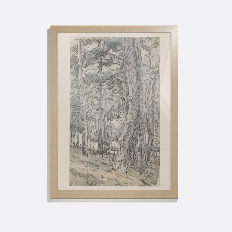 Forest Landscape Print by Wilhelmus Johannes Steenhoff