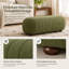 Repose-pieds ovale rembourré Boucle-1182995872