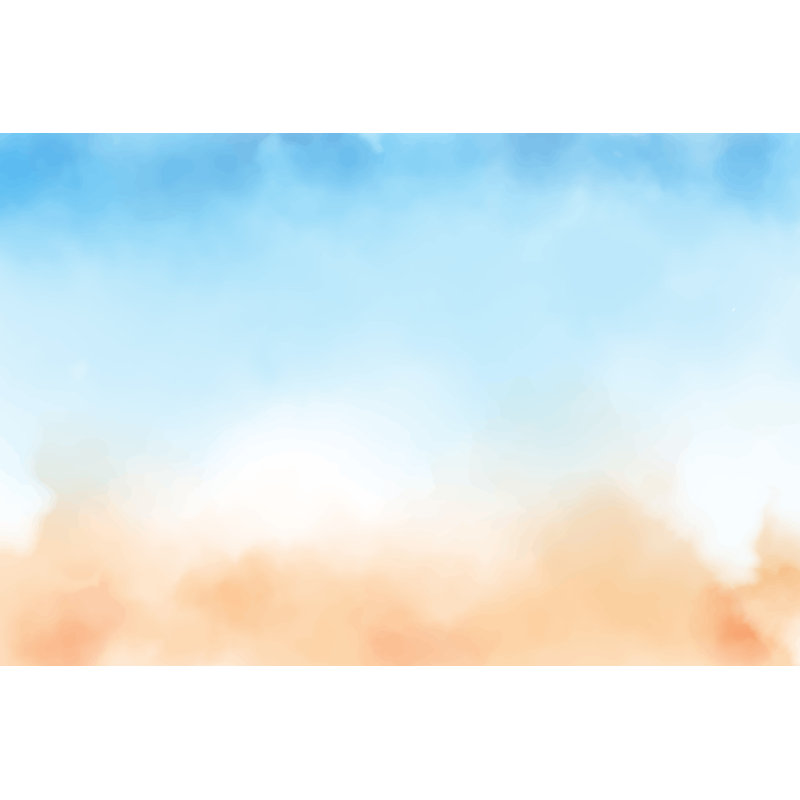 «Blue Sky and Sand», impression sur toile tendue, H 20 po x l 30 po x P 1,25 po
