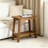 Solid Wood End Table With Storage-1248957244