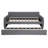 Full Size Upholstered Daybed With Trundle And Wood Slat Support-2019526252