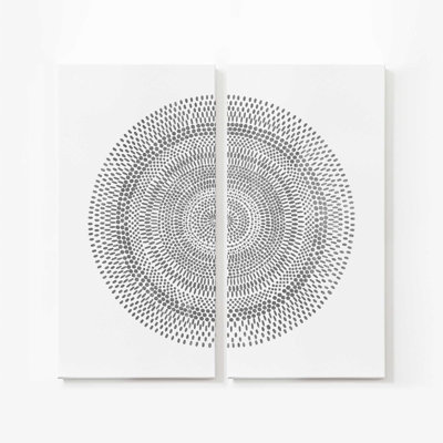 Vision bohémienne | Impression sur toile 2 panneaux | Combiné