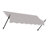 Awntech New Orleans Fixed Awning, 52.5"W x 24"H x 16"D, Black/White Stripe-28213132-28213388