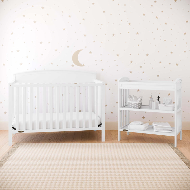 Ensemble de chambre de bébé convertible 5 en 1 Graco Benton, Blanc