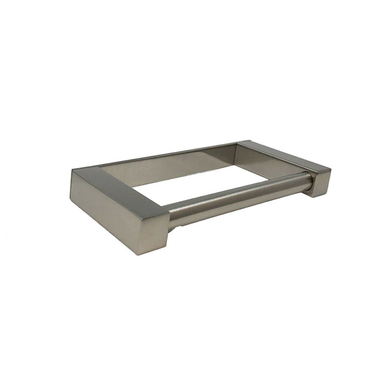 Divo Wall Mount Toilet Paper Holder, Brushed Nickel