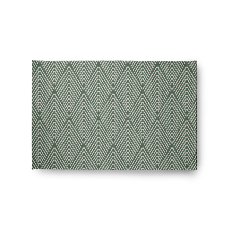 Chenille Geometric Indoor Rug