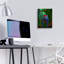 Art mural en verre 12 "x 16" «Jewels Jungle» par Carol Cavalaris de Bay Isle Home ™
