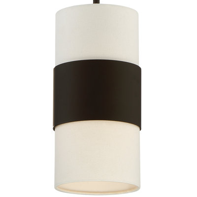 Luminaire tambour suspendu 1 lumière Ellicott