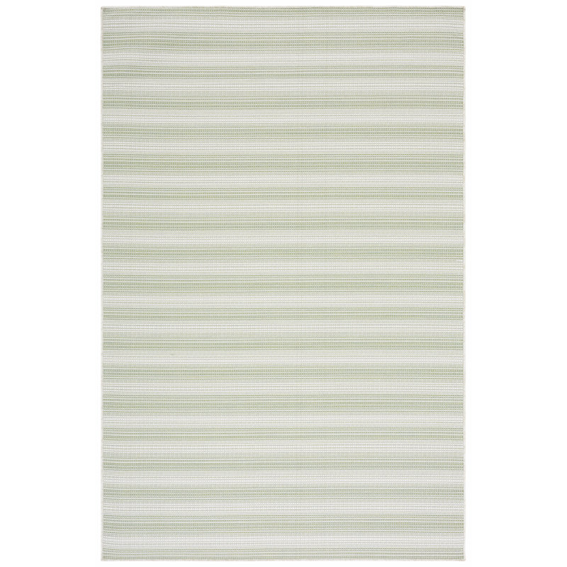 Trigg Area Indoor/Outdoor Area Rug In Olive/Ivory, Rectangle 8' x 10'