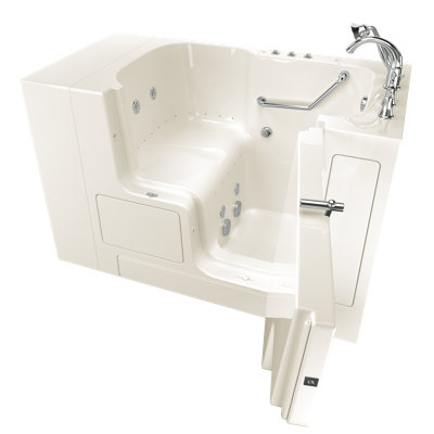 52'' x 32'' Fiberglass Bathtub with Faucet