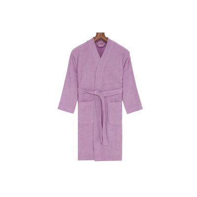 Peignoir 100% coton mi-mollet garçon avec poches