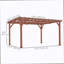 Pergola en bois, pergola d'extérieur