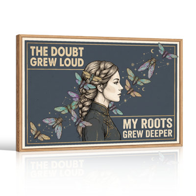 Doubt Roots Canvas Wall Art Oil Painting Print Set Of 1