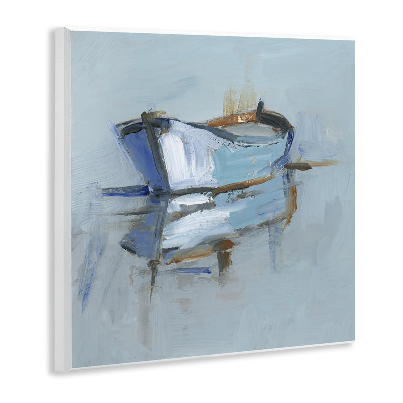 Plaque murale Expressionist Water Reflection, design par Ethan Harper