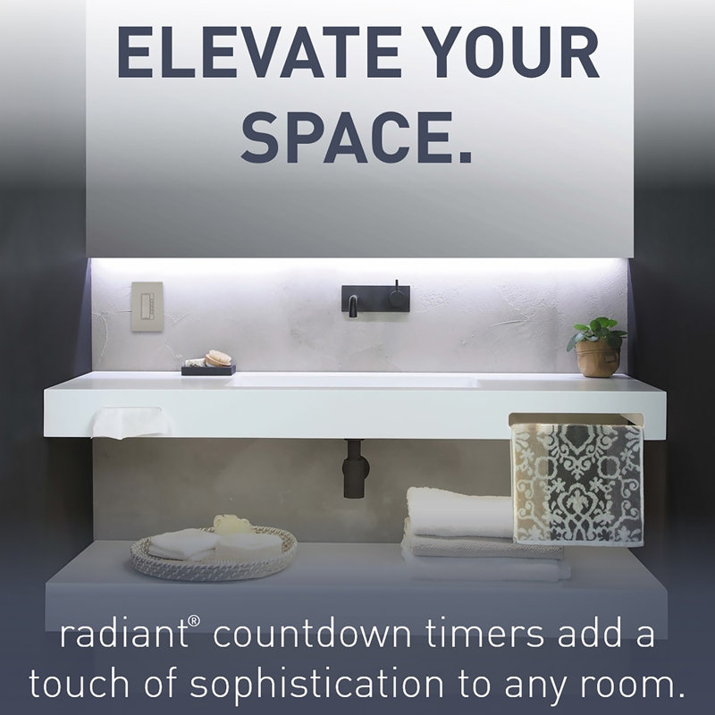 Radiant 4-Button Countdown Timer, Nickel