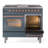 ILVE Nostalgie II Series 40 inch Dual Fuel Range with 6 Sealed Burners, Griddle (Glass Door)-99299520-99299491