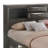 Bed w/Storage, Gray Oak-1182799506