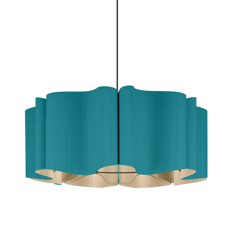 Luminaire suspendu Paulina, Essence légère / cendre