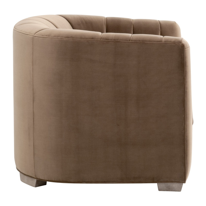 Fauteuil en velours Bronx